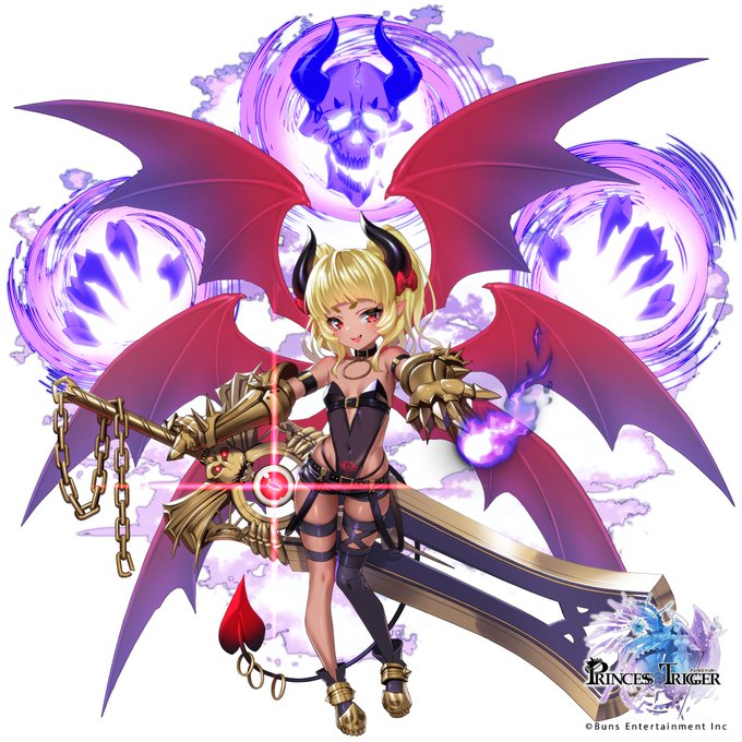 FANZA GAMES様で配信中の「プリンセストリガー」にて「ルシファー」を描かせていただきました!
現在開催中のイベント報酬でゲットできるそうなので是非!! 