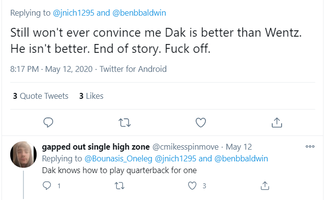  @cmikesspinmove did nothing wrong