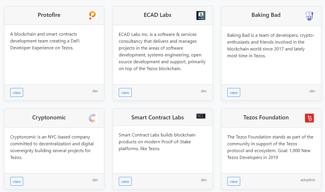  Distributed Teams and Foundations all over the world (Tezos Foundation in CH, Tezos Korea, Tezos Commons Foundation in US, Nomadic Labs in France, Tezos Japan, Tezos India Foundation, TQ Tezos, iMdea, Baking Bad, Cryptonomic, Tezos Ukraine, Tezos Israel and many more)