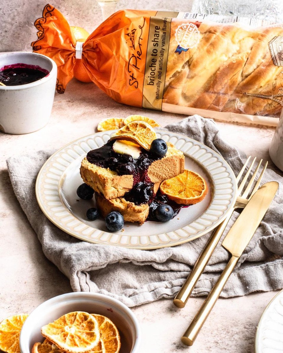 “I like my brunch dishes to be on the sweeter side and this @stpierrebakeryus brioche to share that is swirled with vanilla custard is a dream come true.” - <a href="/thegandmkitchen/">thegandmkitchen</a>