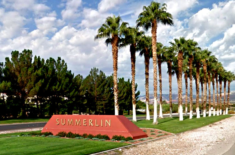 With the 25000 acres, in 1988 Summa announced plans for Summerlin, a master-planned community named for the paternal grandmother of Howard Hughes, Jean Amelia Summerlin.