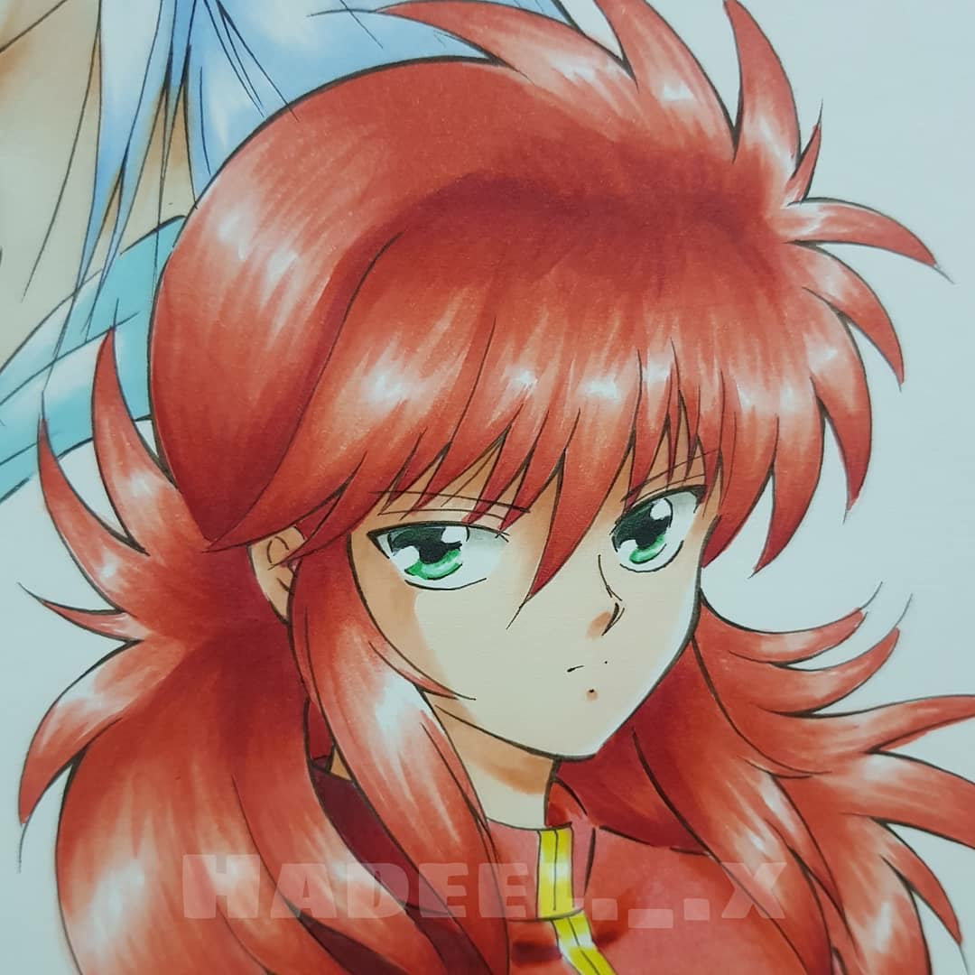 Kurama - Yu Yu Hakusho-  妖狐, アニメーション, イラスト