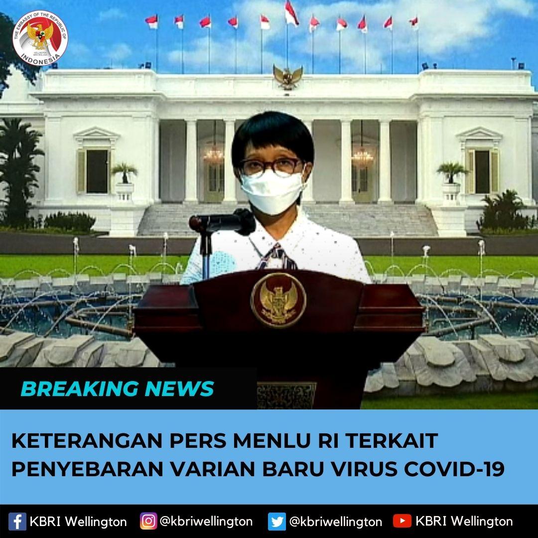 IndonesiaInNZ's tweet image. Selamat Sobat #KBRI Wellington, Terkait dengan antisipasi ditemukannya varian baru COVID-19 dengan tingkat penyebaran lebih cepat, Pemerintah Indonesia menutup sementara perjalanan Warga Negara Asing (WNA) ke Indonesia dari tanggal 1-14 Januari 2021.