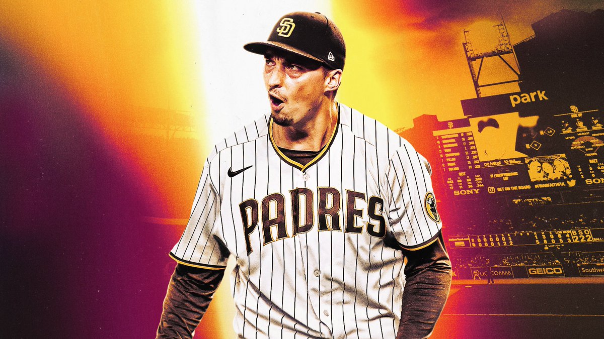 Original Blake Snell San Diego Padres Snellzilla Mlb Nlds 2022