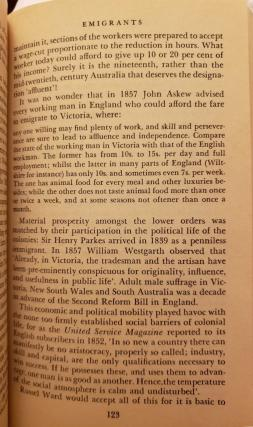 Settler labor aristocracy in Australia (continued)