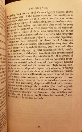 Settler labor aristocracy in Australia (continued)