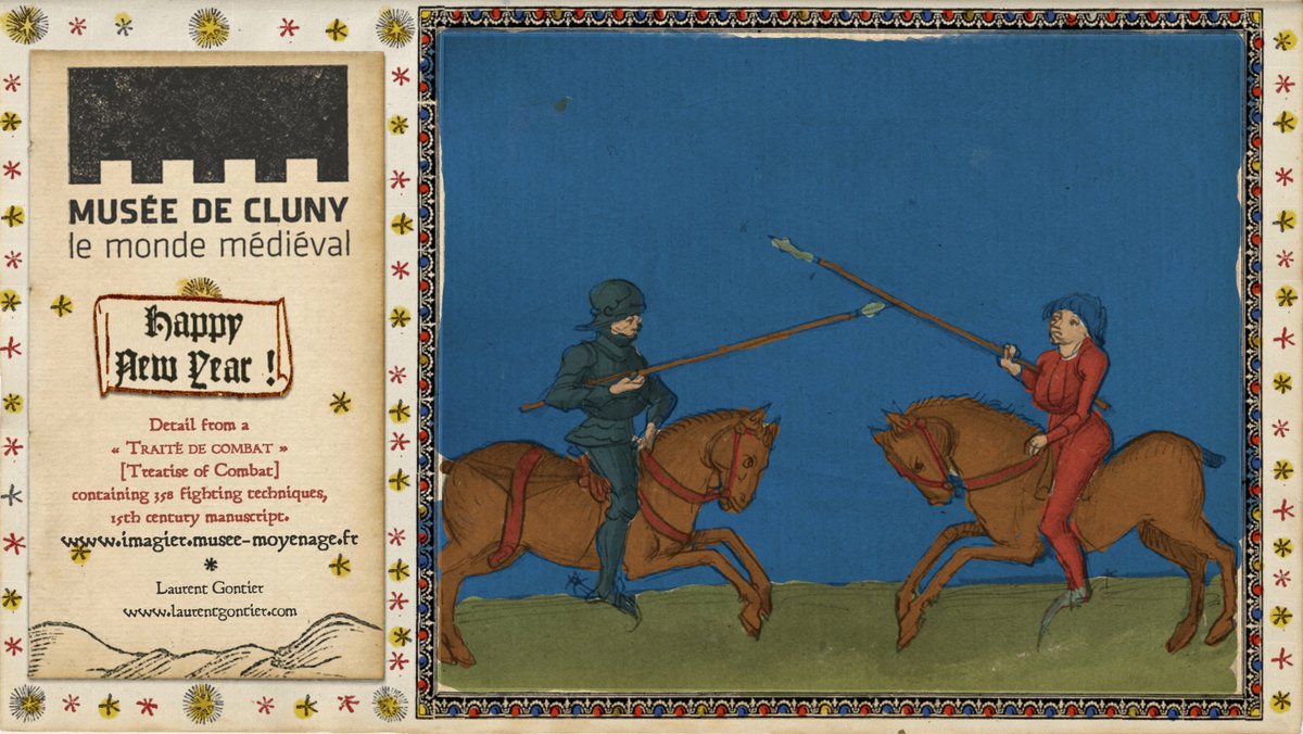 Make your own 2021 greeting card with our illustrator’s workshop ! 
#diy #ImagierCluny #museumfromhome #coloringbook
imagier.musee-moyenage.fr