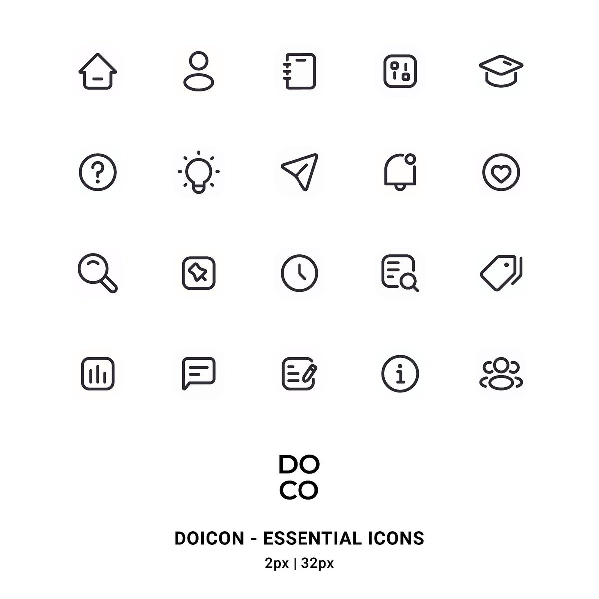 doiconn's tweet photo. Daily inspiration - Essential icon pack
Follow me for more daily inspiration about icons :
https://t.co/XjF0YHDsnj | https://t.co/9tVKFnLCcP | https://t.co/2RX8W2G6q7
#doicon #DOCO #icondesign #iconfinder #essentialicons #flaticon #uidesign #uiux #uiicon #lineicon #glyphicons https://t.co/5NVF52ItaQ
