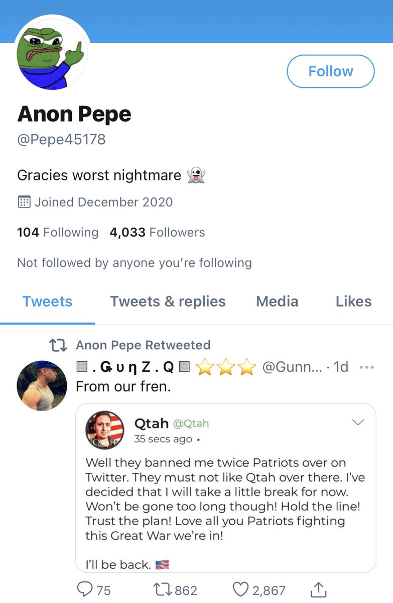 Lol @utah_17 now directs you to this page. Excited to have my first mortal enemy