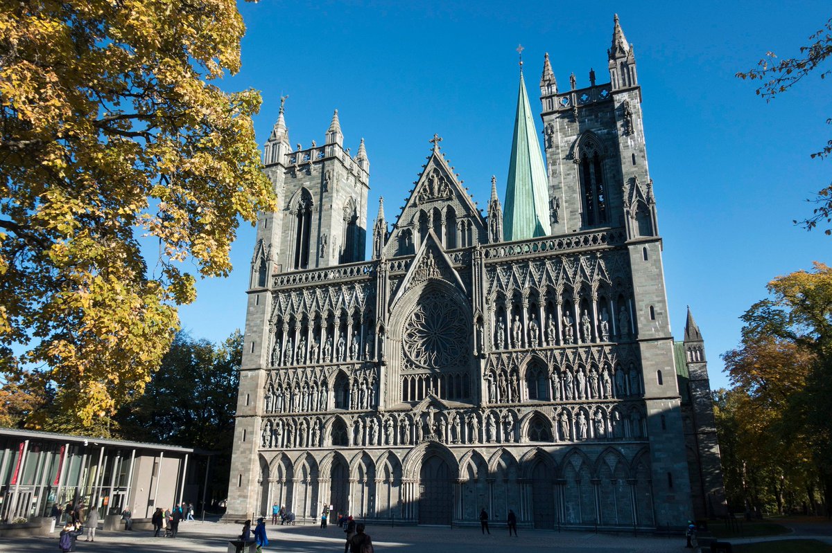 Trondheim is also home to the Nidaros Cathedral, the northernmost of its kind in the world. Obviously it's haunted: there's a spooky old monk there, startling protestants.