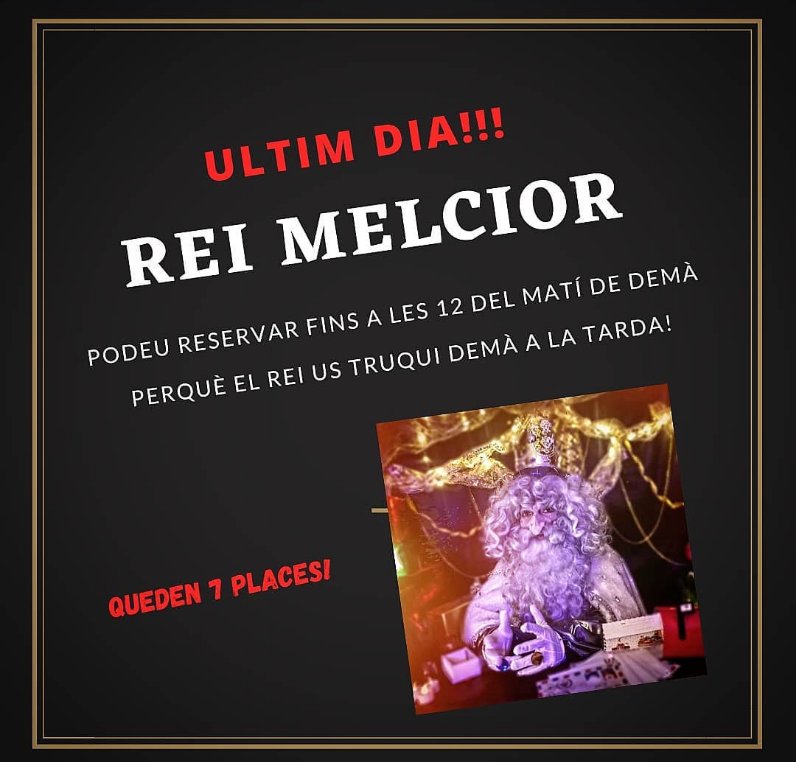 trucals's tweet image. Ei ei siiiii famílies!!!! 
Demà ens truca el Rei Melcior!!!!
#Nadal