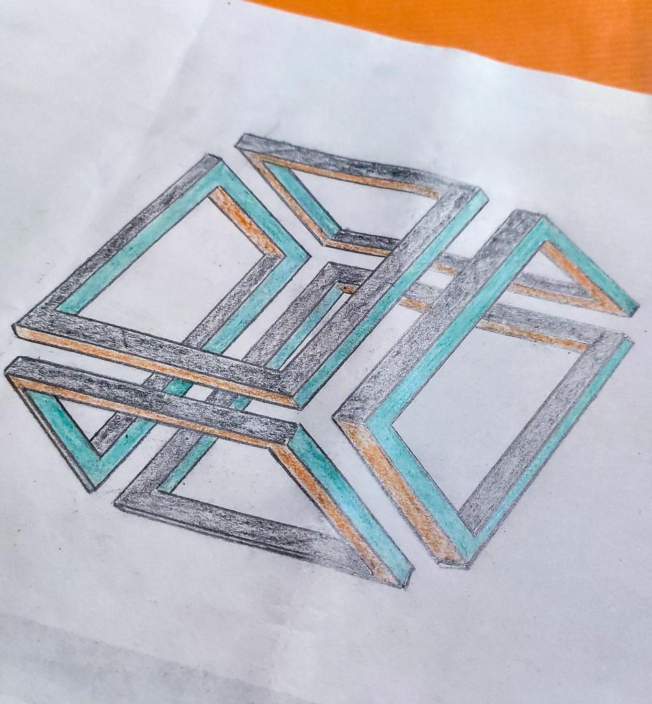 FaraazWani's tweet image. Infinity cube sketch gone wrong 
(Part3)
#infinity #infinitycube #sketch #sketching #3d #3dsketch #diy #diyfail #shotbymi #shotonredmik20pro #farazandthelens