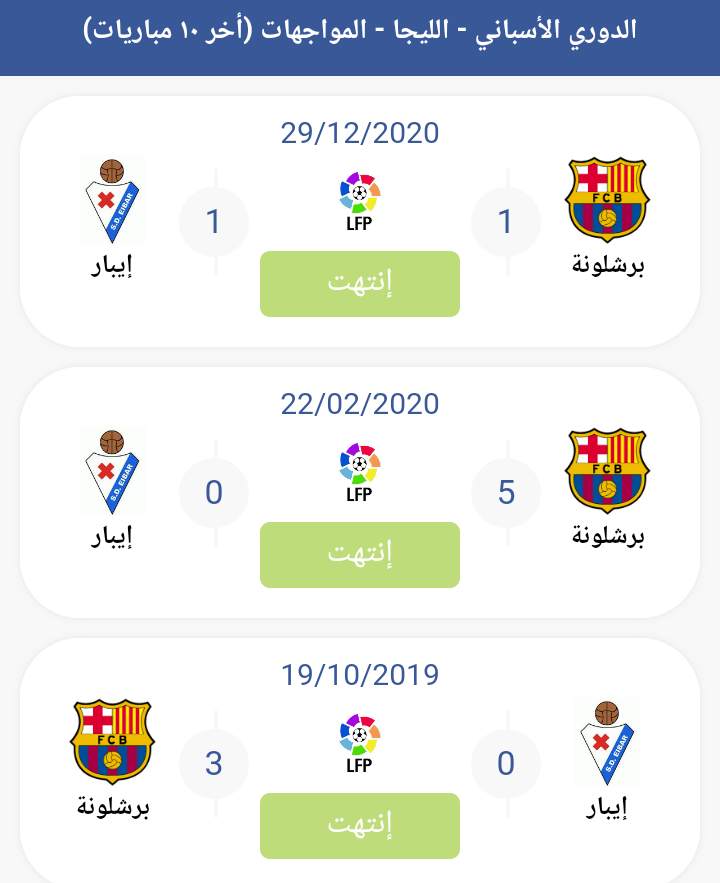 mundial11news's tweet photo. -برشلونة ينقذ نفسه من الخسارة امام ايبار بتعادل ايجابي بهدف لمثله⚽
-حسب تطبيقنا الاحصائي في اخر 10 مواجهات بين الفريقين في الليجا هذا التعادل هو الثاني بين الفريقين حيث انتصر برشلونة في 8 لقاءات سابقة⬇
#برشلونة_ايبار
#FCBEIB https://t.co/szuLH8e3CL