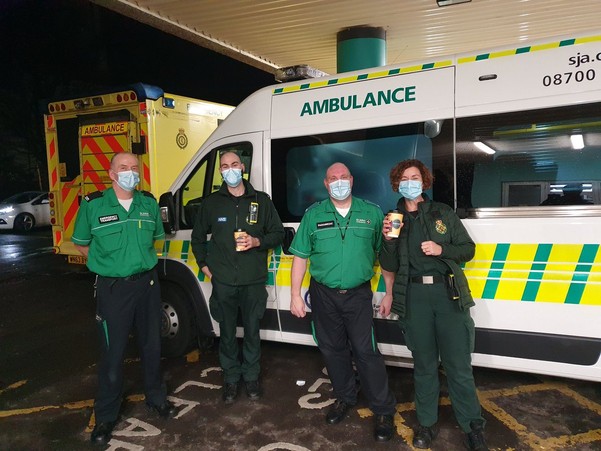 Working with Josh & Jill from @swasFT today. It was the first day as a NQP for Josh and he did great. Good luck for the future.