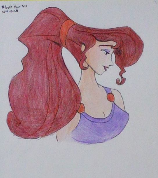 Michelle Arakawa Megara Was An Awesome Character ディズニーのヘラクレスの メガラはすごくいいなキャリクター Hercules Megara Disneydecember Coloredpencils Traditionalart Besthair メガラ ヘラクレス ディズニー 色鉛筆 アナログ絵