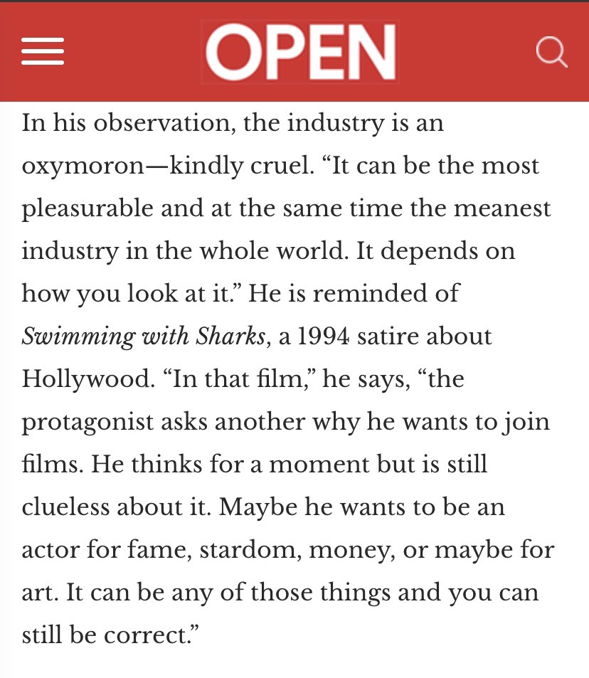 You couldn’t quote his statements as is! @itsSSR ~ “It can be the most pleasurable and at the same time the meanest industry in the whole world. It depends on how you look at it.” What a darn waste you are in the label you drag self with. 15/n #ApologiseRajeevMasand