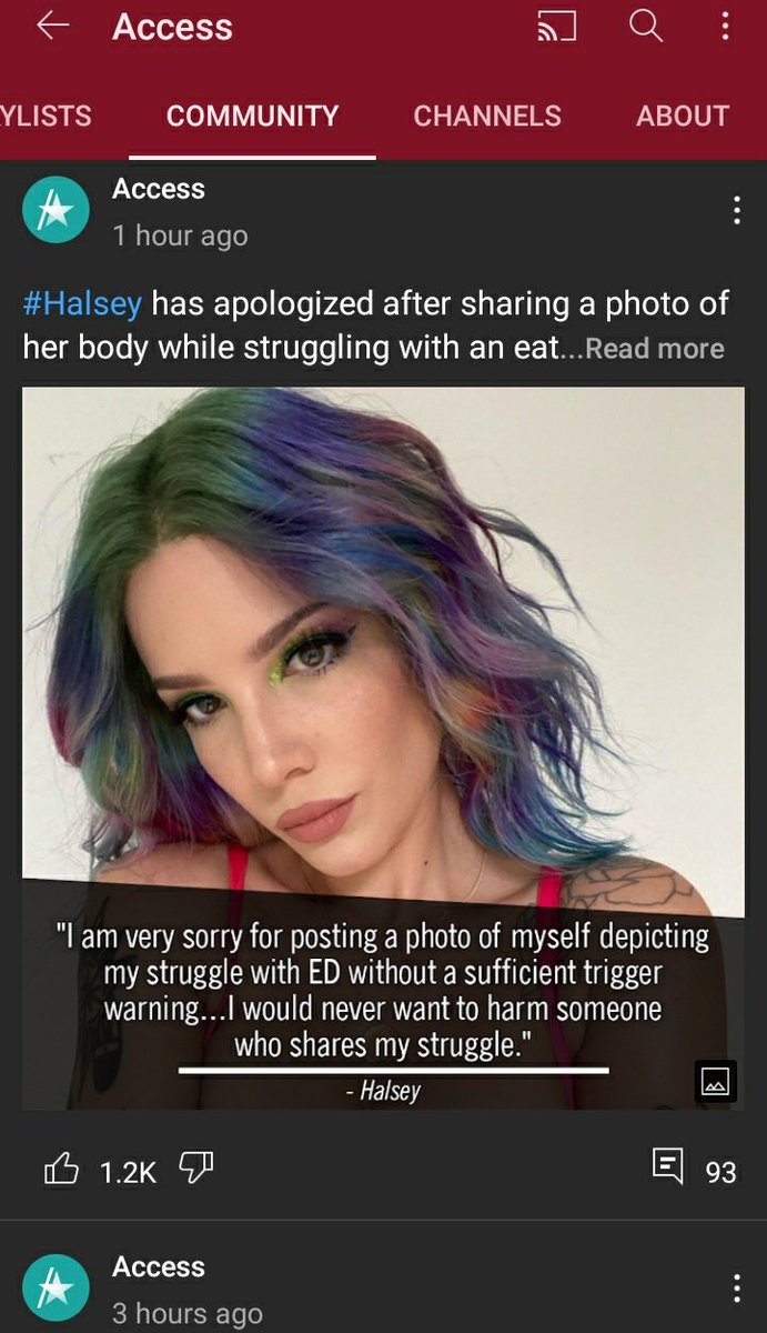 ok so i came across this post today and thought of ed twt so, if you want - go on 'access' youtube channel and find this post under 'community' and read the comments n lmk what you think 😬