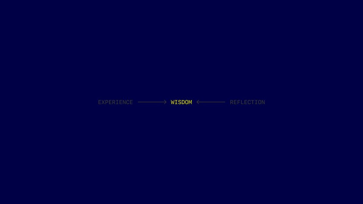 csvisualized's tweet photo. Wisdom is the product of experience and honest reflection. 

— @naval 

#deepthrill https://t.co/Vq7H3dqlit