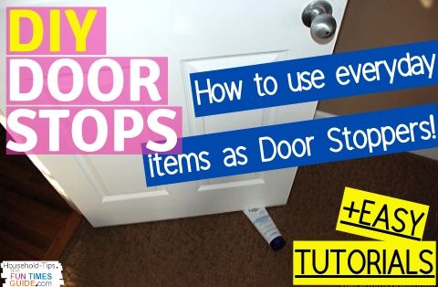 FunCrafts's tweet image. DIY Door Stopper Alternatives - clever things to use as a door wedge! bityl.co/4Z9i