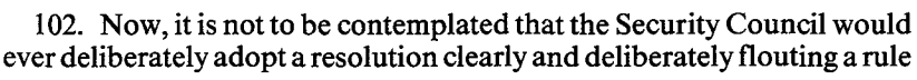8. In my favorite ICJ separate opinion, Eli Lauterpacht (aka The Remix) writes that, if resolution 713 imposes an arms embargo on Bosnia, then it requires member States to aid or assist genocide, contrary to jus cogens, and is therefore invalid.