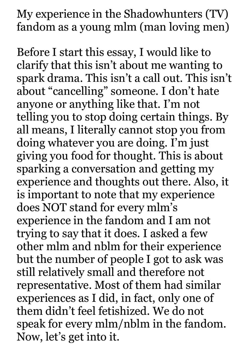 To whom fetishization may concern: