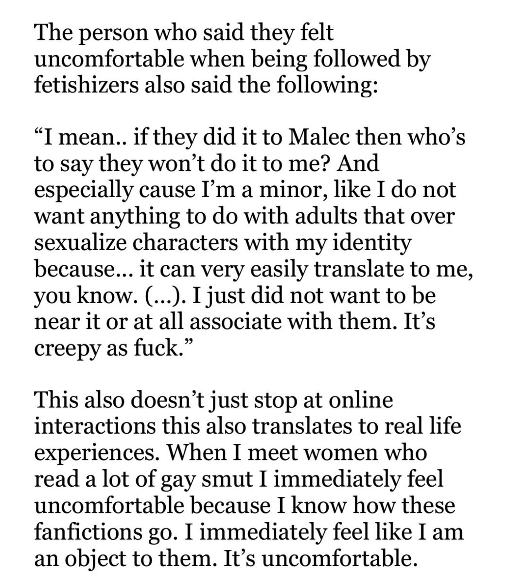 To whom fetishization may concern: