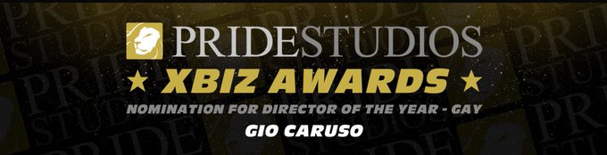 Thank you 
@XBIZ 
 for Nominating 
@GioCaruso
 as Director Of The Year Gay!  Gio is in great Company