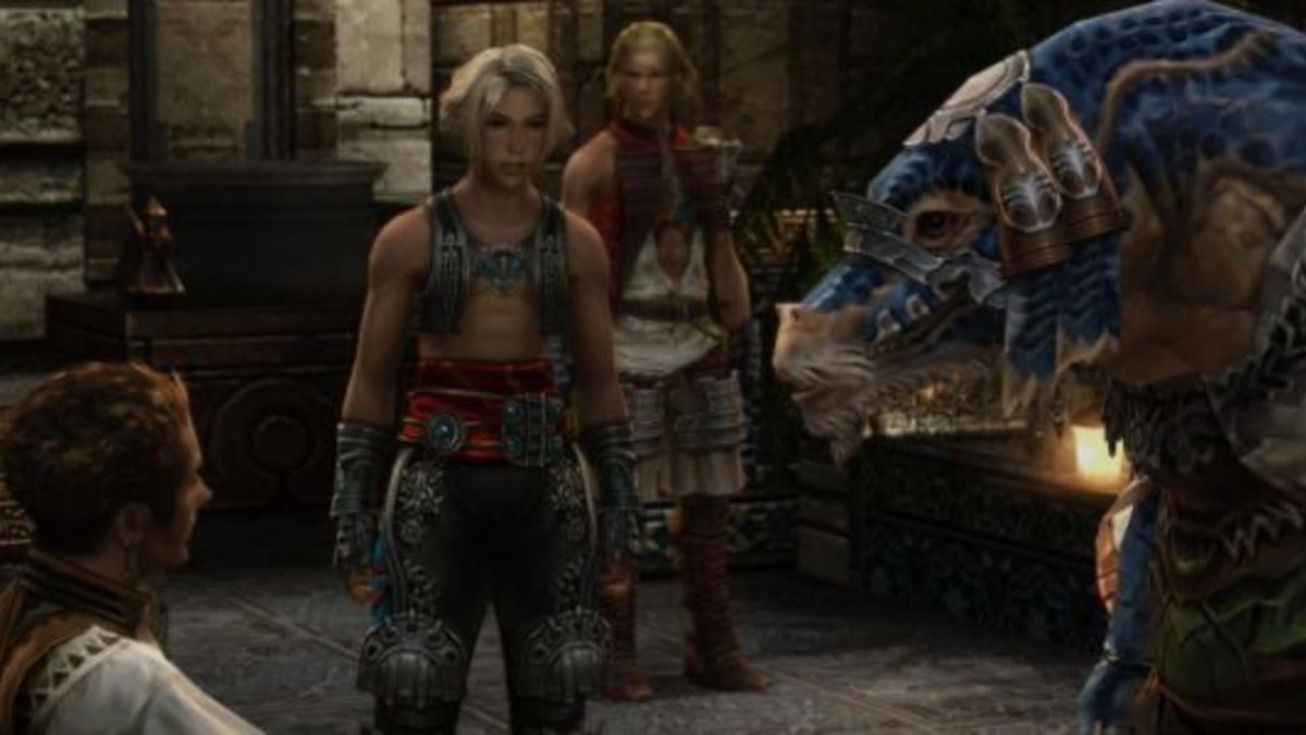 like I don't know what the hell this blue thing is supposed to besome kind of cat iguanabut I think he's played by John DiMaggio so that was a real fun treat for me, recognizing thatI was all like "woah, Jake is telling me to run fetch quests"