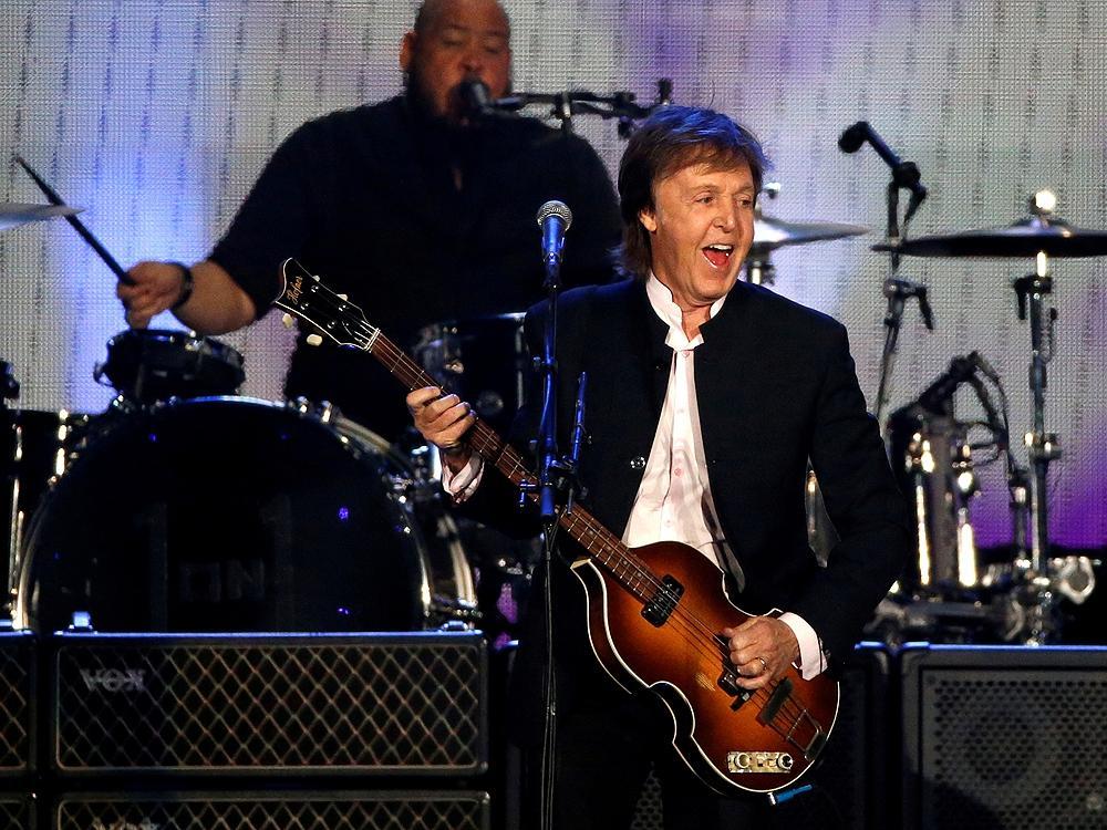 Paul McCartney still talks to old pal George Harrison through tree