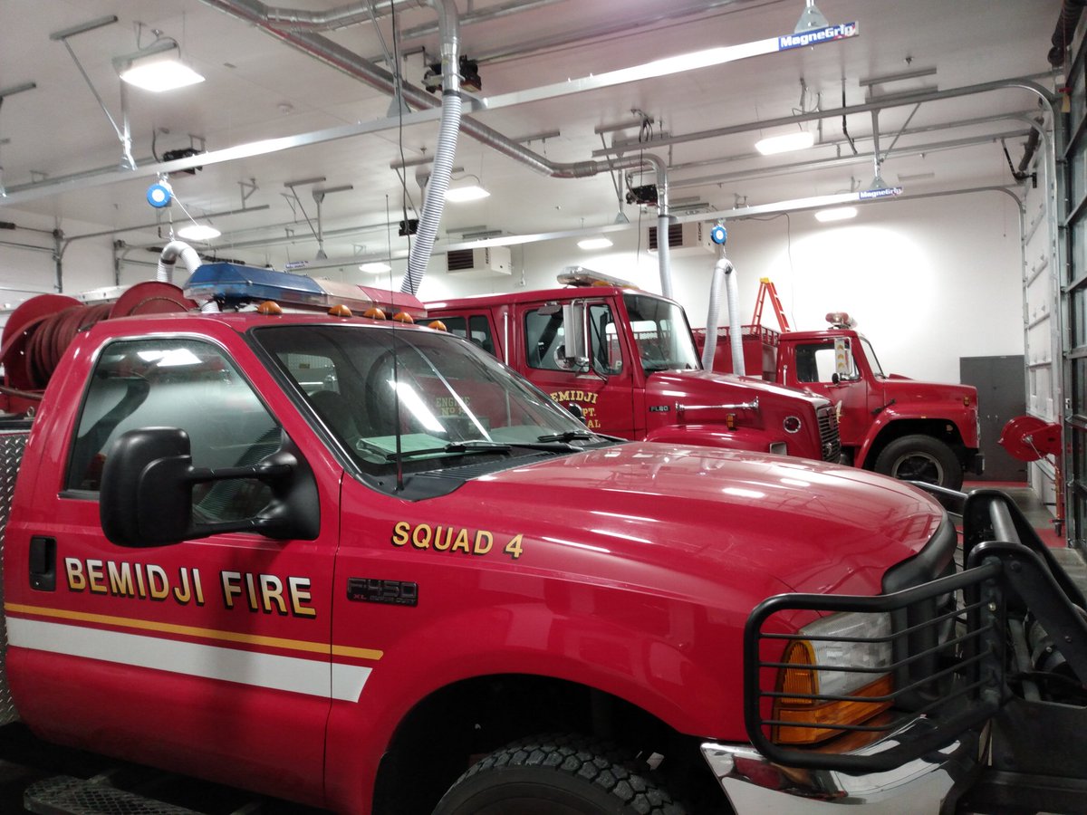 BemidjiFire's tweet photo. We completed the move into new Station 4 this afternoon. Great addition for our community. https://t.co/3GWXMJyMYK