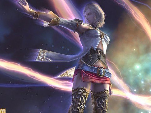 this is Ashe, whom you can tell by her extremely complicated outfit, is the leador she might be the protagonist; it's not quite clearit's complicatedcomplicated and hard to explainlike this outfit