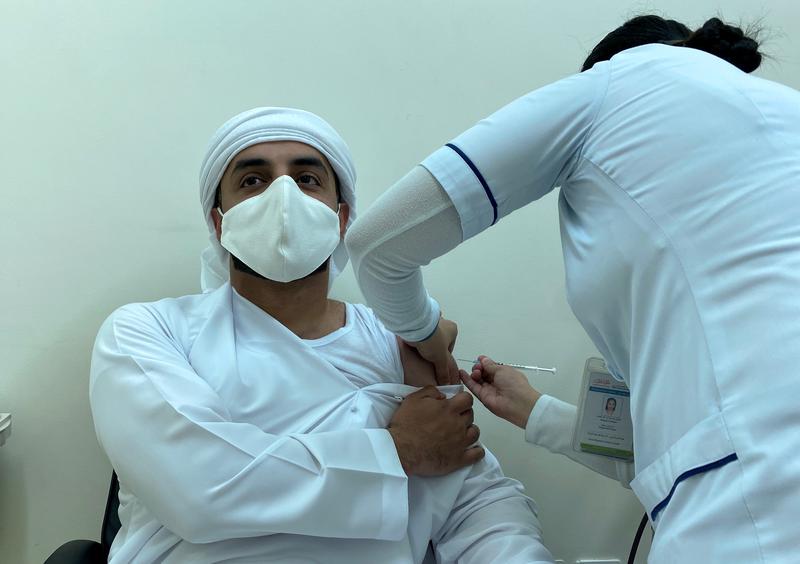 Reuters's tweet photo. UAE reports 'limited number' of cases of new coronavirus variant https://t.co/B0fQZfEWw3 https://t.co/G7ckp3lswP