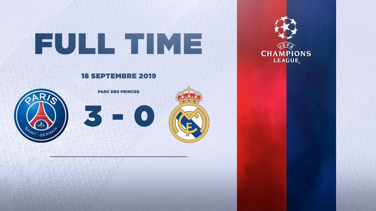 PSG VS REAL MADRID 3-0We absoulutly destroyed Real Madrid in this game. Having complete dominance in defence attack and midfield. Gueye and Di Maria were the best players on the pitch.