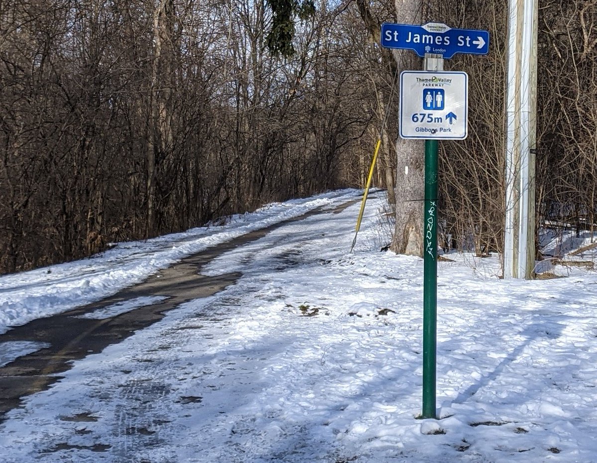 Also, this would be nice wayfinding if the indicated washrooms weren't closed for the season.