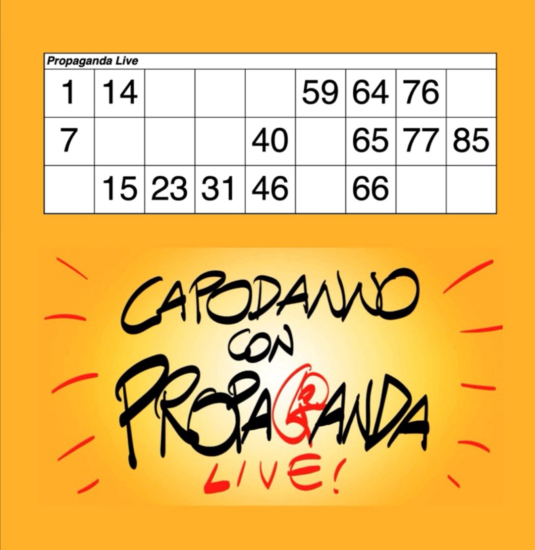 Robymia's tweet image. #propagandatombola #propagandalive