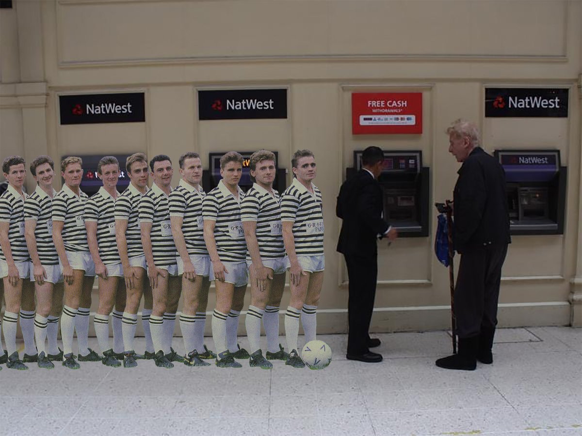 Someone said, "Let's go to the Casino", so we had to get the cash sorted.