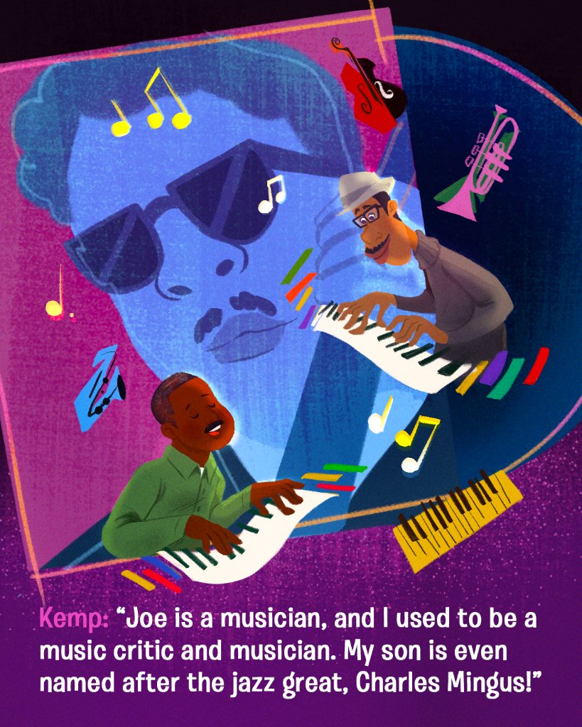 Experience the spark that led Pete Docter and Kemp Powers to create the story of  #PixarSoul  . Don’t miss the film, now streaming on  #DisneyPlus.