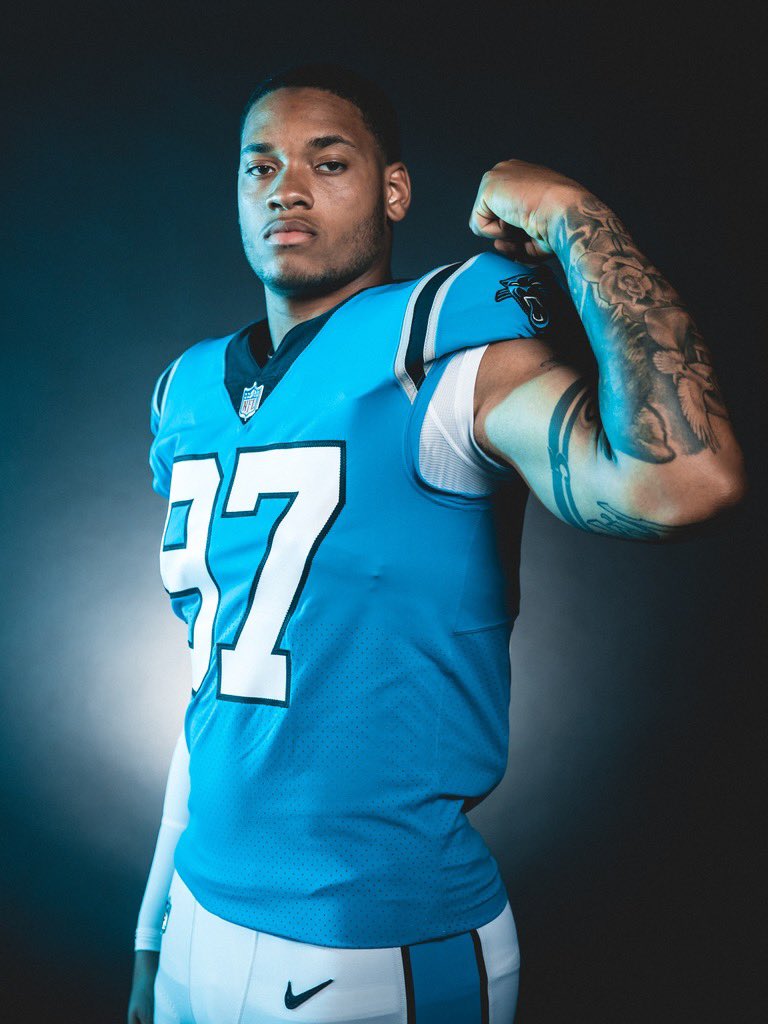 panthers color rush jersey