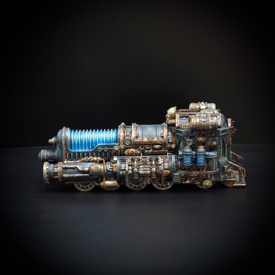 LeonardDime's tweet photo. And so the terrain-train is done. Made from terrain kits only. Next one with be as my first train. Making a "how to build" video of that.
#WarhammerCommunity #warhammer40k #GamesWorkshop https://t.co/lQ0D7ZCIMU