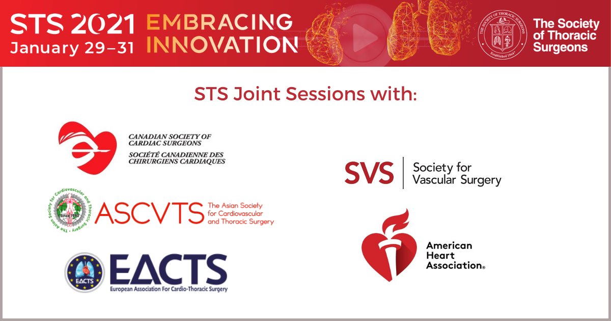 ebender001's tweet photo. RT tssmn "RT @STS_CTsurgery: 1 month from today #STS2021 will bring together CT surgery team members worldwide. The meeting will feature intriguing joint sessions with other medical societies, including: @American_Heart @SCC_CCS @EACTS #ASCVTS @Vascu… https://t.co/ZpCh65JTjU"