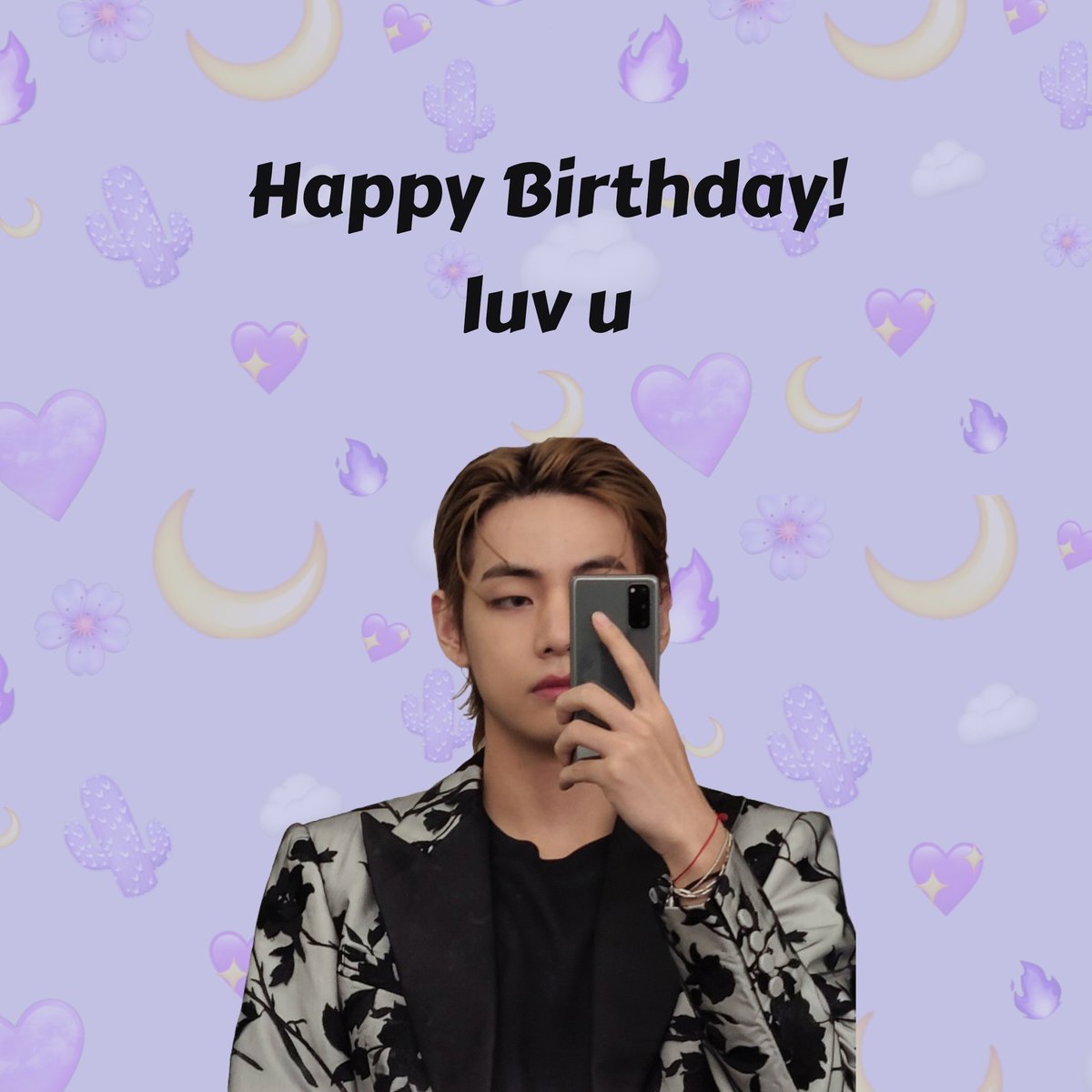 snail_nim's tweet photo. @BTS_twt #HappyTaehyungDay #HappyBirthdayTaehyung #HAPPYTAEDAY 
My love, that's your day🤧 always remember army luv u💜 https://t.co/uNw1c4BY4X