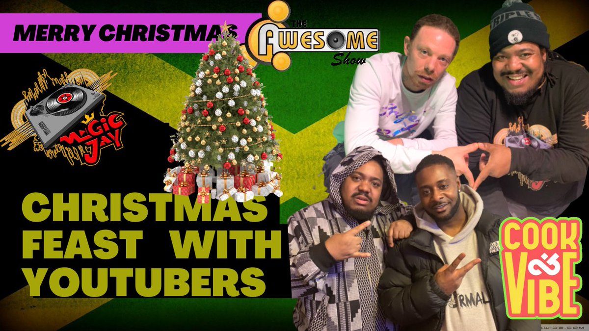 DJMAGICJAY's tweet photo. The Funniest Christmas VLOG Ever Out Now !!! 😂🎅🏾🎄🧑🏾‍🎄🤣

WATCH DJ MAGIC-JAY JAMAICAN CHRISTMAS DINNER WITH “ @mdotrartist &amp; #LVGENERAL ” PLUS MORE 😎👊🏽 🇯🇲🇯🇲🇯🇲🇯🇲🇯🇲🇯🇲

CLICK THE LINK TO WATCH⬇️
https://t.co/VU08ZtNrvm 
#YouTube #vlogmas #vlogger #Christmas #xmas #vlog https://t.co/GAgQip09NC