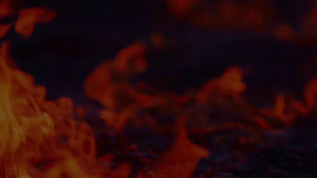 The sea, and then flames from So WhatPersonally, the two put side by side just remind me of the original # teaser, which also showed the Iceland shore, and you know where that's going