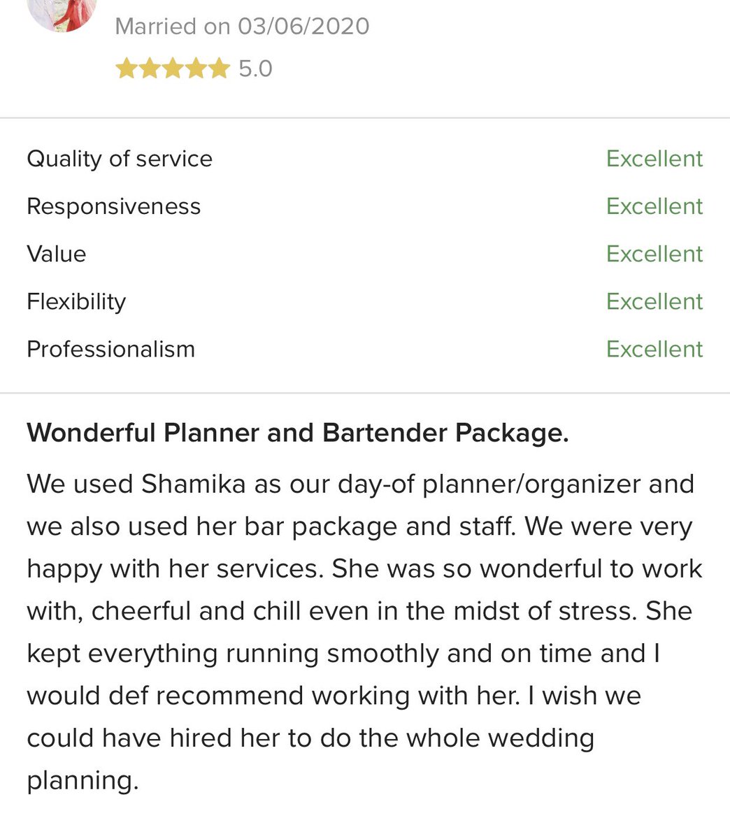 I love getting these emails ☺️🥰 #RaveReview

#aetreventstx #austinweddingplanner #austinwedd #austinbrides #austinbartender #austinweddings