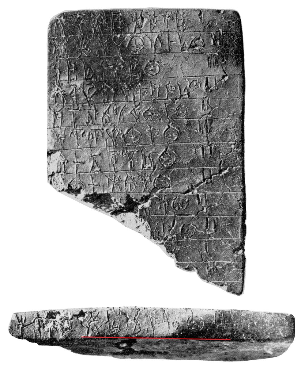 Four of the first seven names (which appear to form something of a unit), for example, appear on MY V 659, a record of bedding distributions from the West House. From this we learn that ke-ra-so, we receives 1.6l of oil here, has a young child (ki-ra; cf. Homeric νεογιλός).