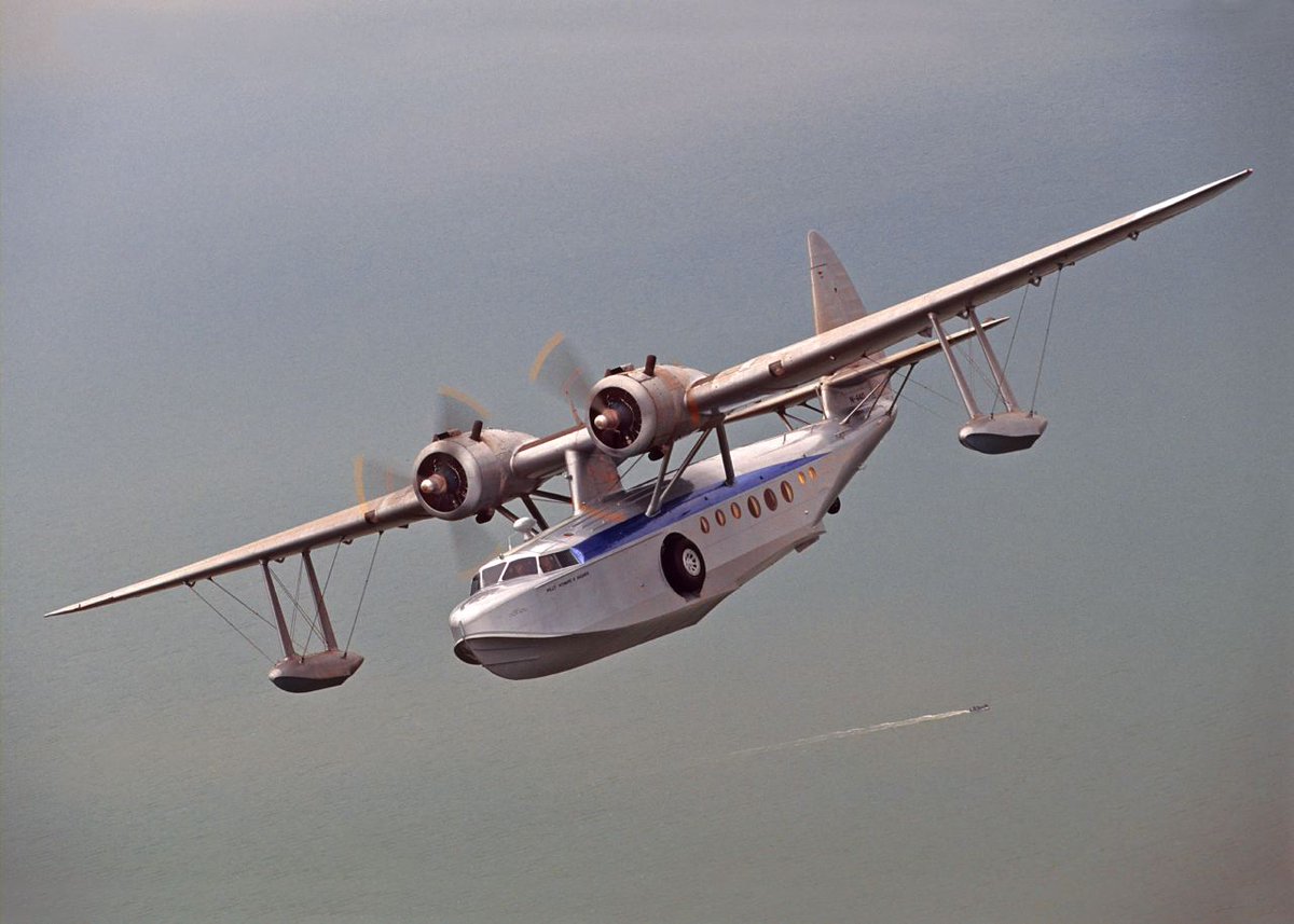 In the spring of 1943 Hughes spent nearly a month in Las Vegas, test-flying his Sikorsky S-43 amphibian aircraft, practising touch-and-go landings on Lake Mead in preparation for flying the H-4 Hercules.