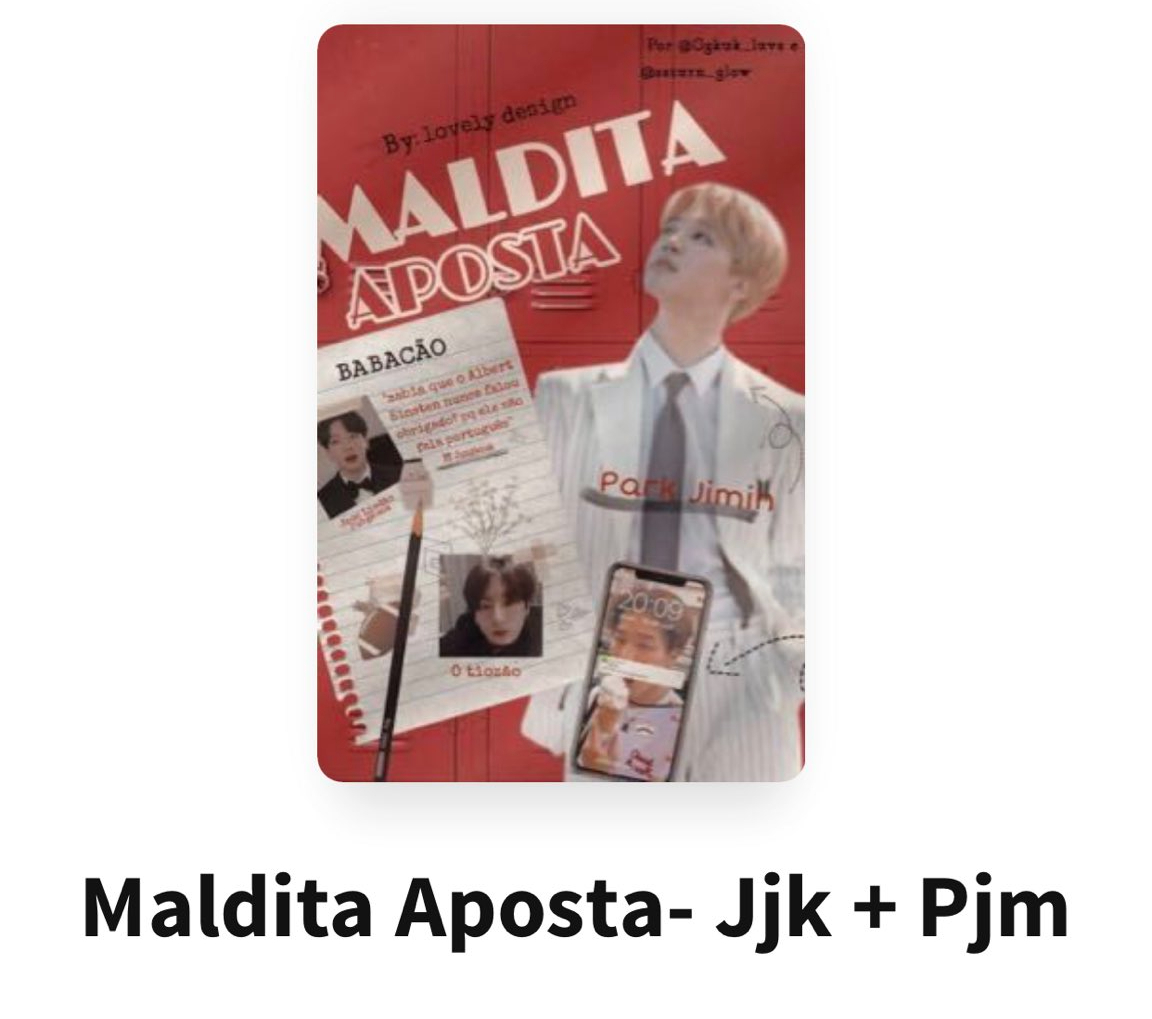 jikooksquish's tweet photo. ✘ Fanfic Jikook ✘

→ Título: Maldita Aposta
→ Escrita por: @saturn_glow e @Gguk_luvs5
→ Link: https://t.co/Og9r2EbiSl
→ Trailer: https://t.co/FWtmYpqyCv
→ Playlist Jimin: https://t.co/kj3PWcHTmU
→ Playlist Jungkook: https://t.co/n6wplFRi14

#jikook #clichê #colegial https://t.co/rhZxwd9cNt