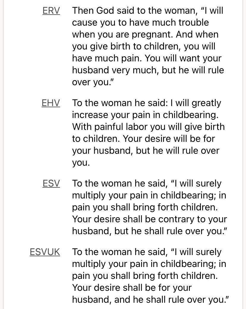 Here’s some comparison passages for people to look at and see what they think....