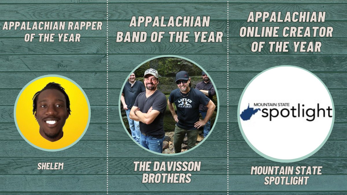 appodlachia's tweet photo. We are so grateful for the thousands of Appalachians who voted for this awards show, and excited to announce the winners here! https://t.co/HKkbMJKcLY