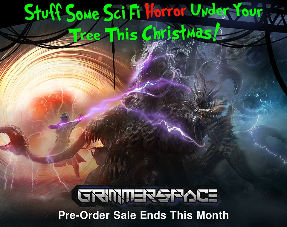 That's gross. Is it... a figgy pudding?

Nope. Just a holiday bundle that puts all the Grimmerspace hardcovers, softcover player’s guide, a slew of PDFs, full-sized digital posters, and our premium slipcase in your hands at a serious pre-order discount. bit.ly/3pmS9g5